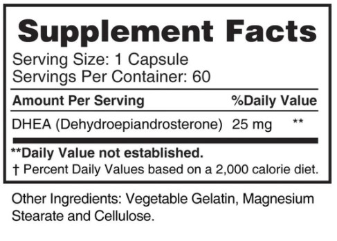 DHEA 25 mg - 60 капс